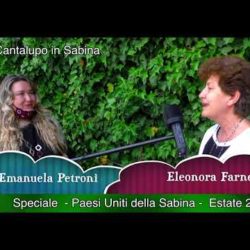 Emanuela Petroni presenta Eleonora Farneti - Parliamo di donne- Rassegna Cinematografica con Luca Verdone - Cantalupo in Sabina - Rieti