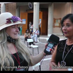 DINA MASTRONARDI intervistata da Emanuela Petroni in TV su Canale Italia 11
