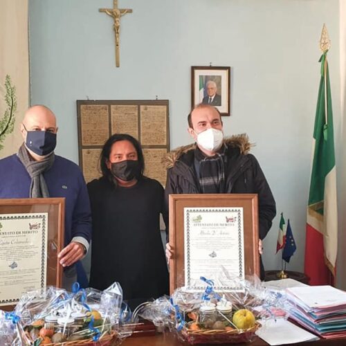 Paolo Marco Polidori Yautibug Presidente di PAESI UNITI della SABINA a Rieti con Emanuela Petroni e Pasquale Sciandra