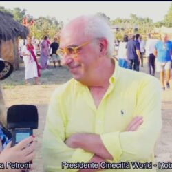 ROBERTO BOSI Presidente di Cinecittà World e di Roma World in TV intervistato da Emanuela Petroni su Canale Italia 11