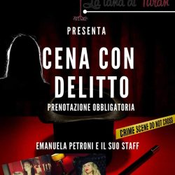 Emanuela Petroni sul Lago del Turano presenta una divertente "Cena con Delitto" presso la Tana di Turan