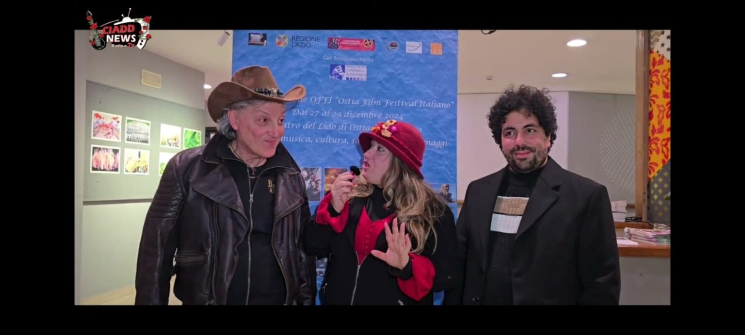Francesca Piggianelli premia Vecchio Cowboy Gimos FRANCO NERO e MARIA MONSÈ Regia Pasquale Sciandra